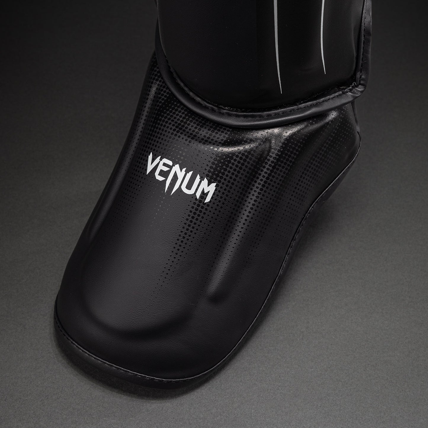 Venum Stealth Shin Guards - Black/White