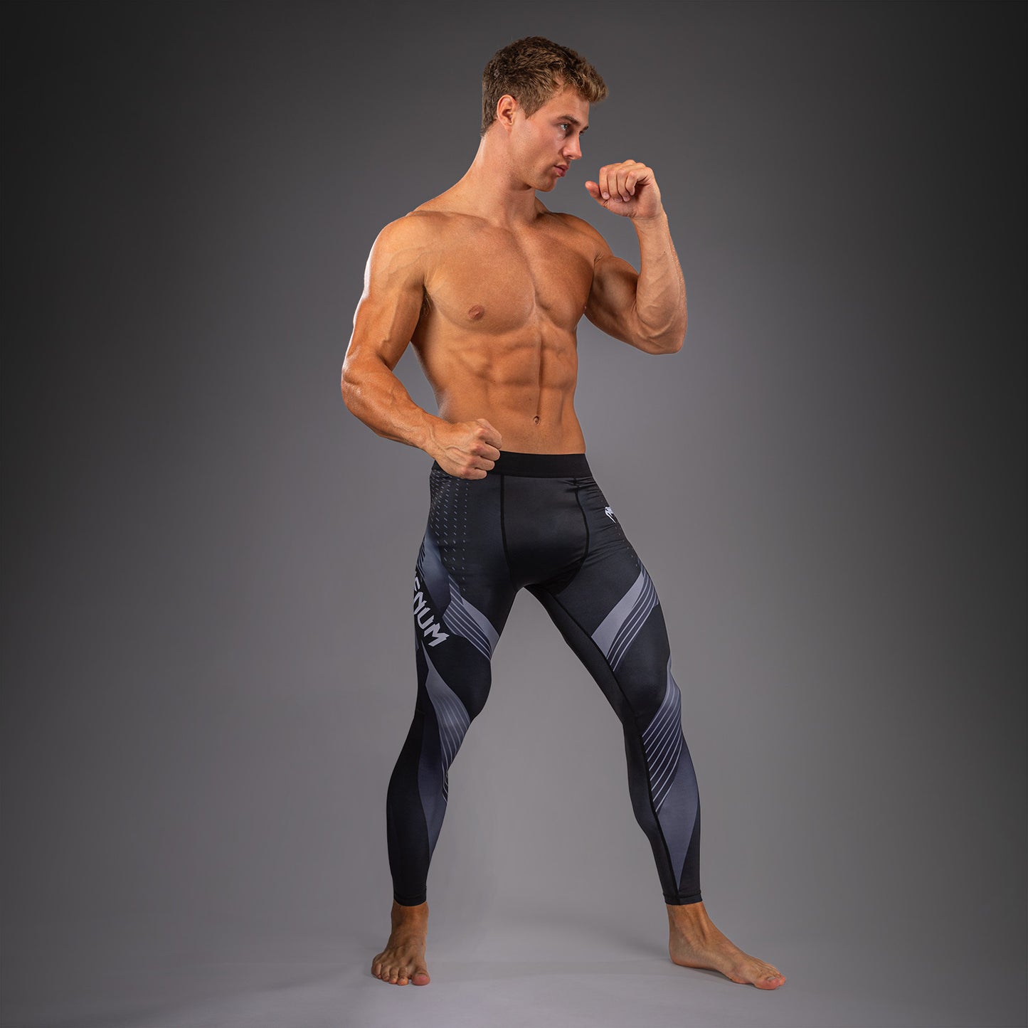 Venum No-Gi 6.0 Spats - Black/White  product-type_Compression Pants Venum