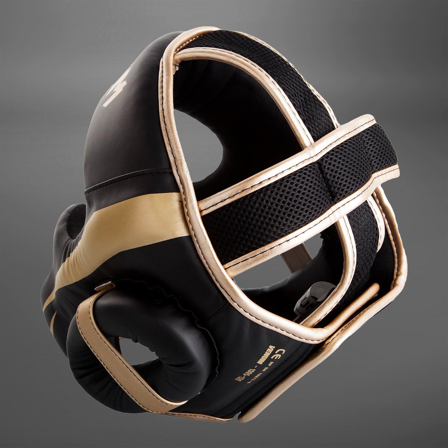 Venum Elite Headgear - Black/Gold