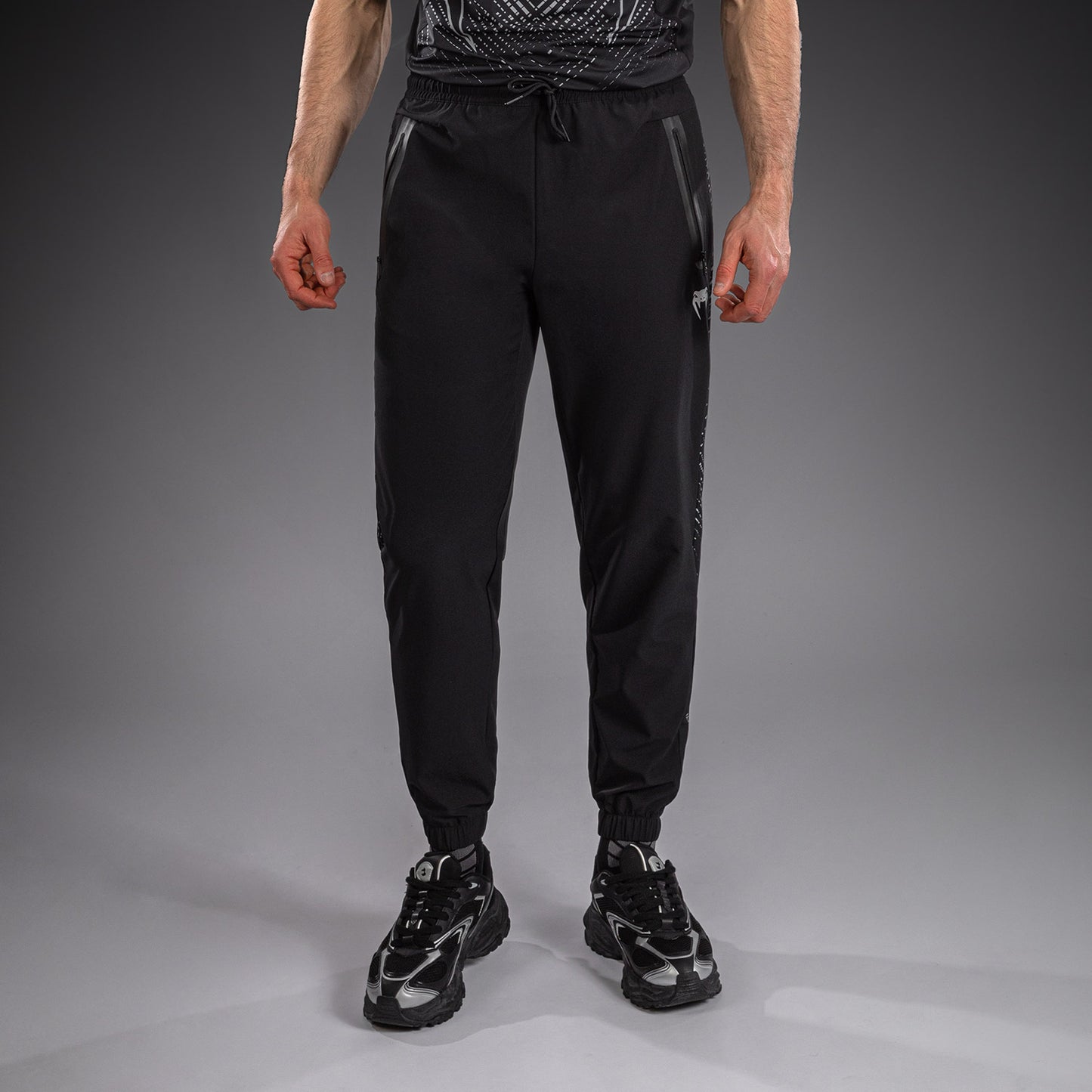 Venum Midnight Fury Joggers - Black/Grey/Silver  product-type_Jogging Pants Venum