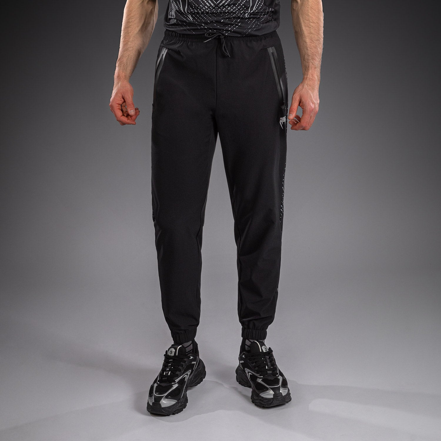 Venum Midnight Fury Joggers - Black/Grey/Silver  product-type_Jogging Pants Venum
