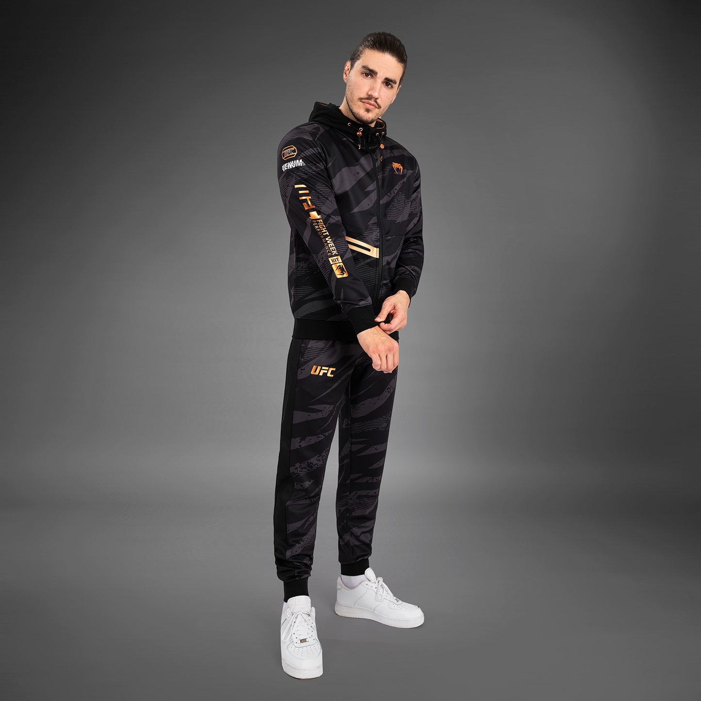 UFC Adrenaline by Venum Fight Week Men’s zip Hoodie - Urban Camo