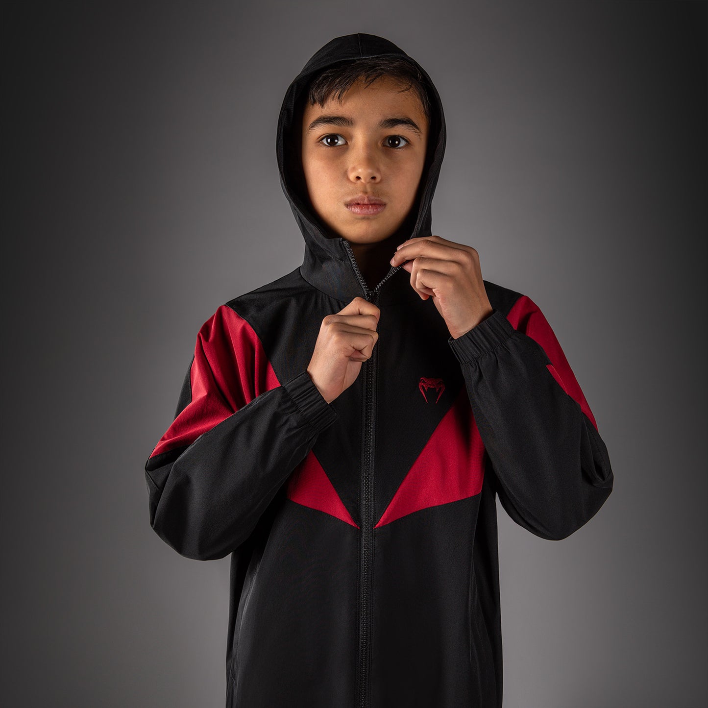 Venum Vectra Kids Track Jacket - Black/Red  product-type_Jackets Venum