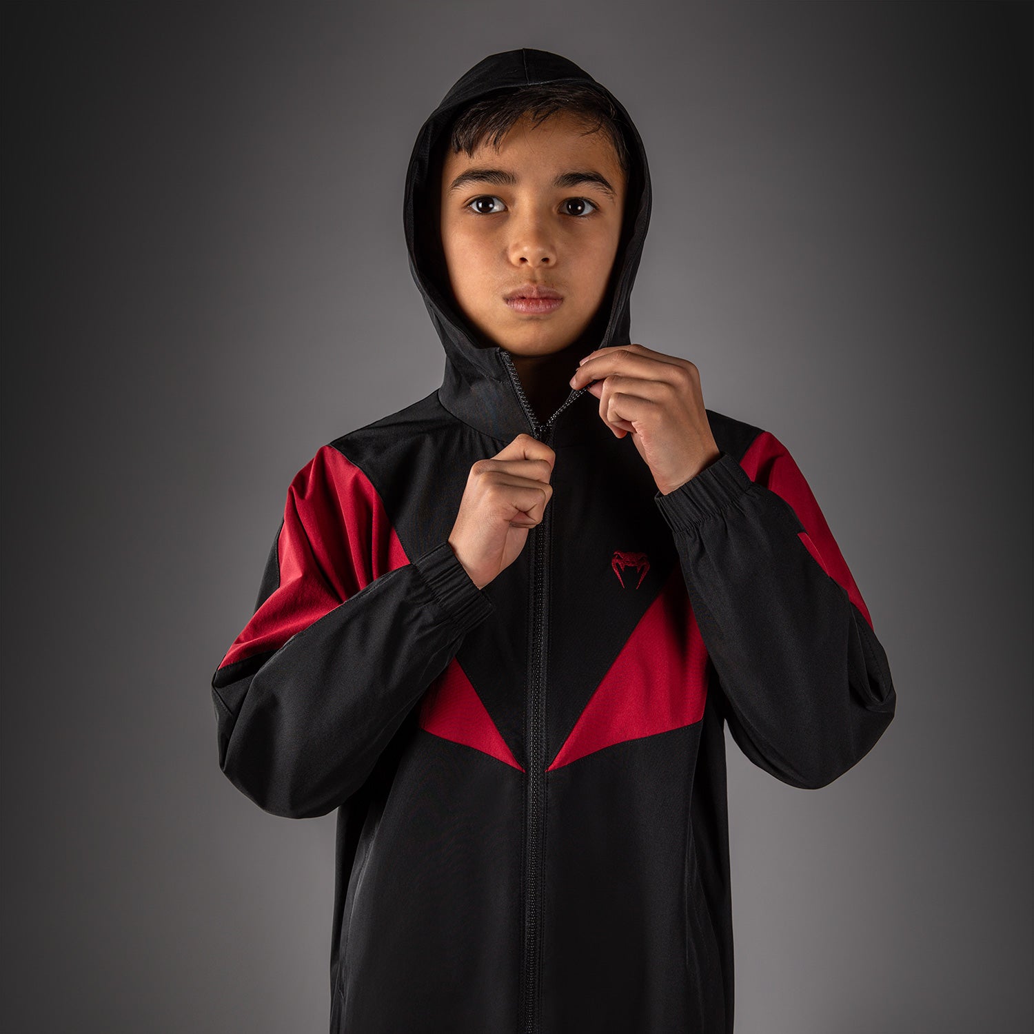 Venum Vectra Kids Track Jacket - Black/Red  product-type_Jackets Venum