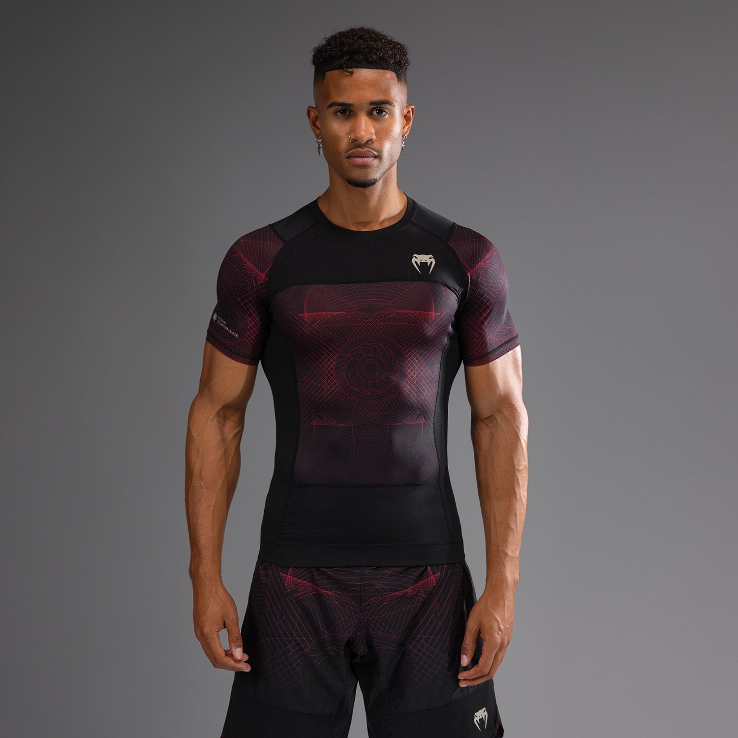 Venum G-Fit rashguard met korte mouwen zwart Venum G-Fit rashguard met korte mouwen zwart