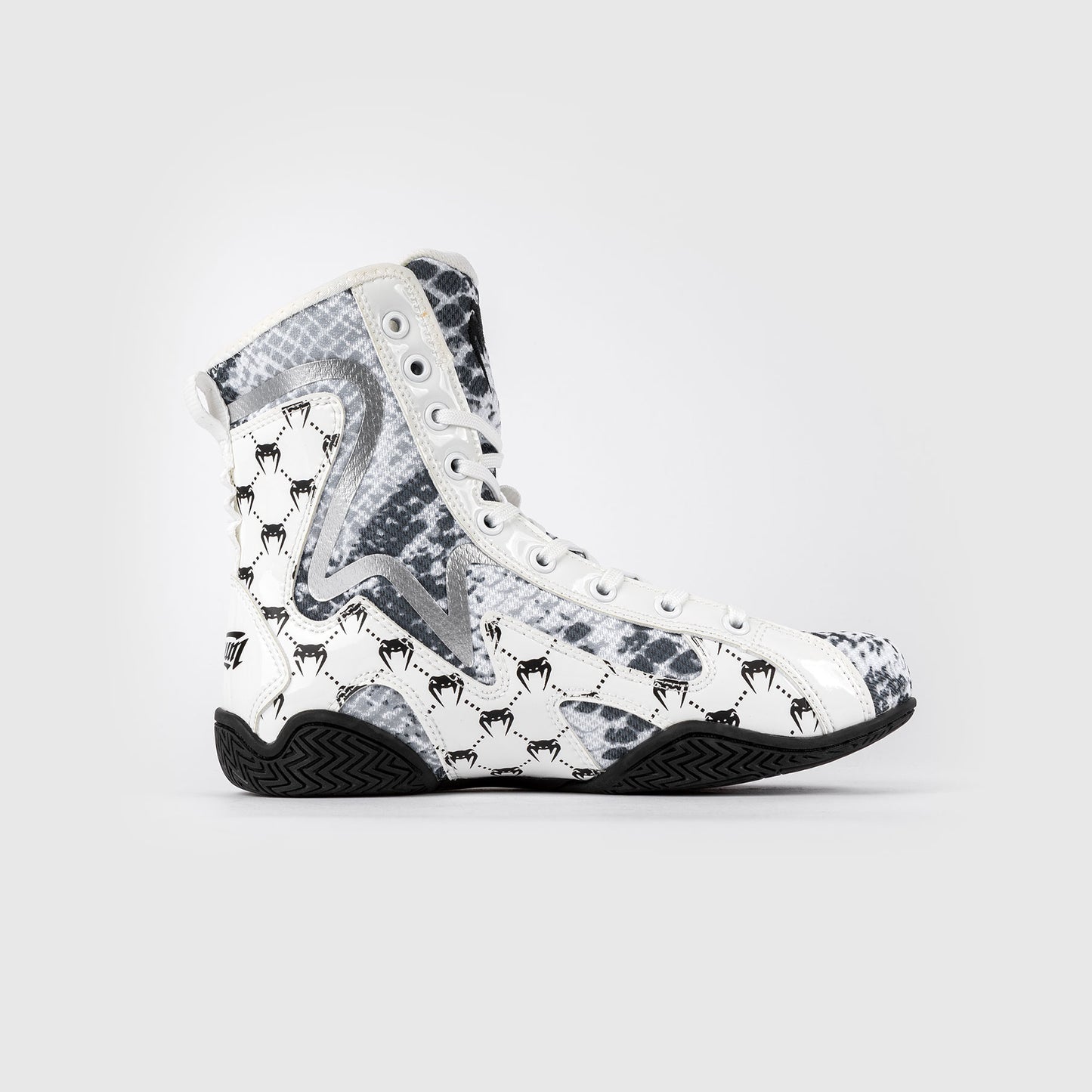 Venum White Snake Boxing Shoes for Women - White