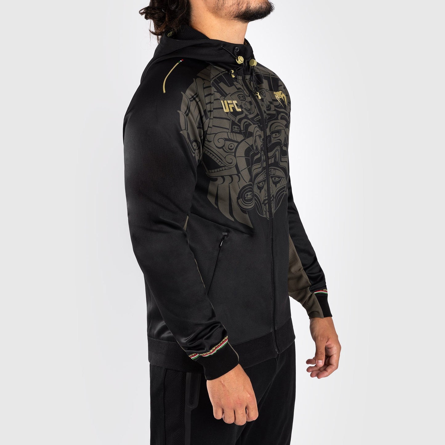 Noche UFC By Venum Authentic Fight Night Men’s Walkout Hoodie - Black