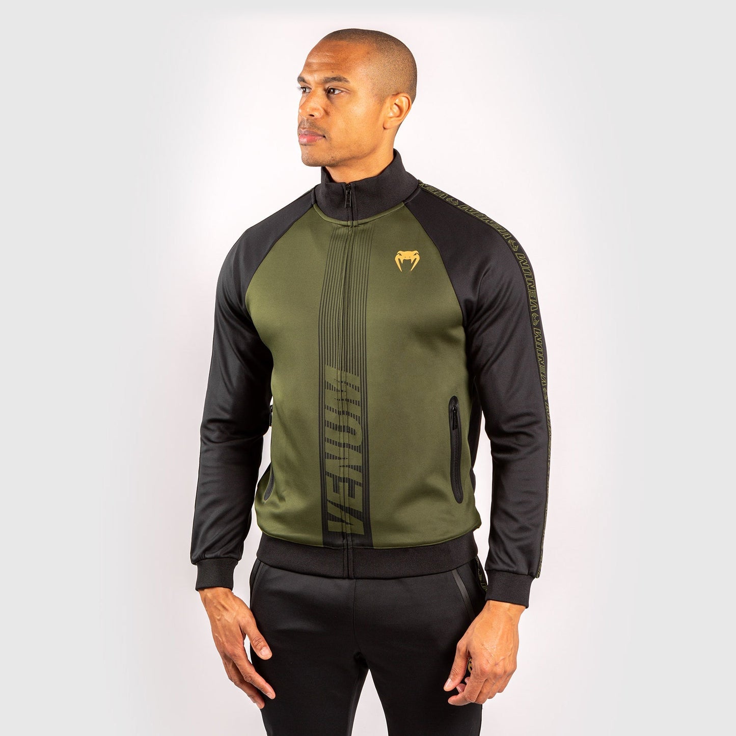Venum Club 212 Track Jacket – Khaki/Black