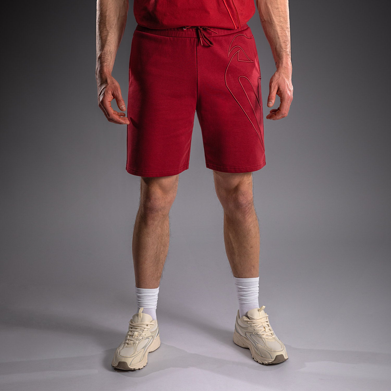 Venum Giant 3D Cotton Shorts - Red  product-type_Cotton Shorts Venum