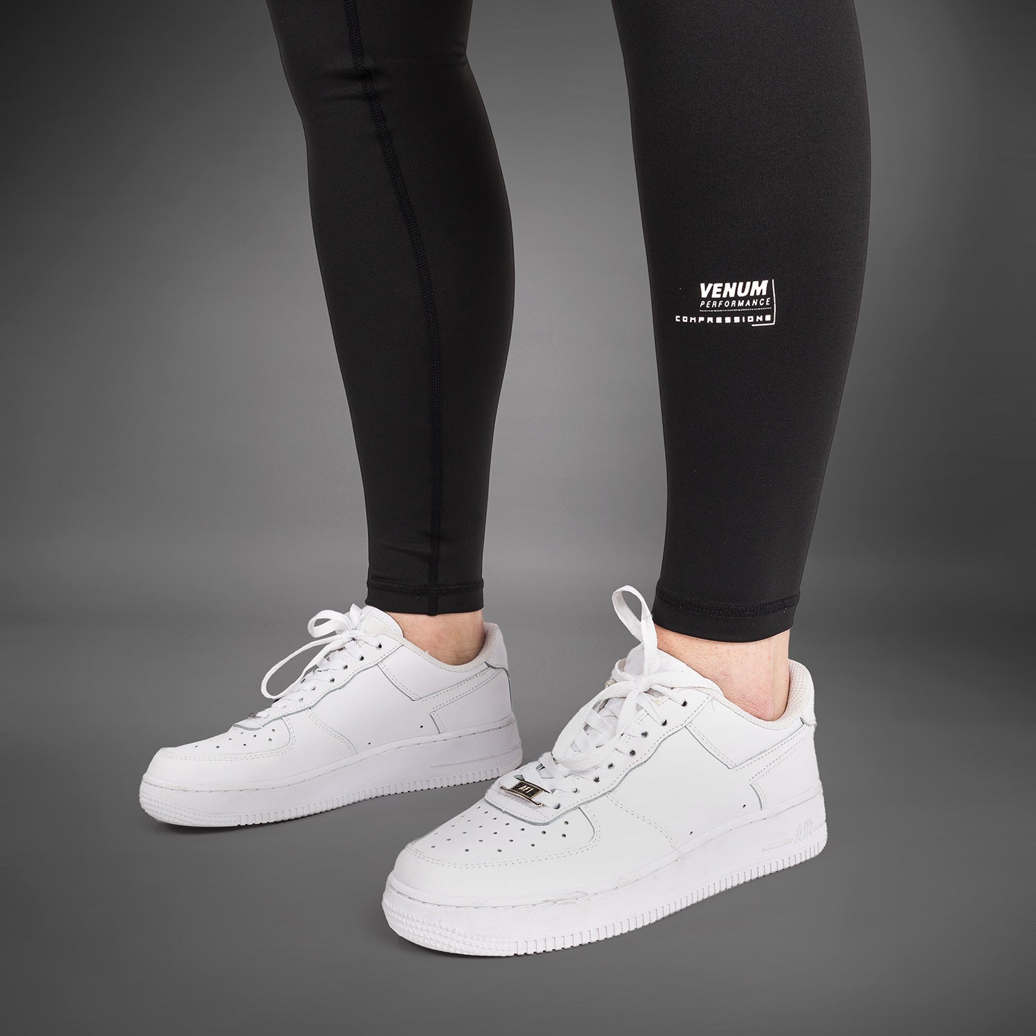 black leggings with air forces