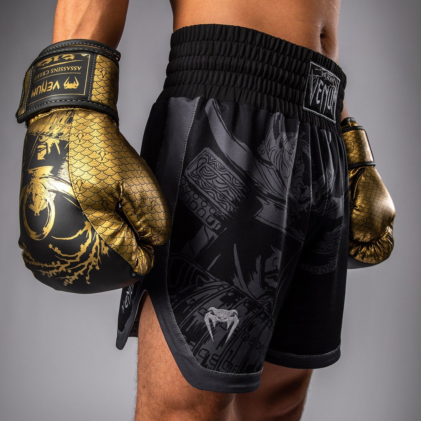 Venum x Assassin's Creed Shadows Boxing Short - Black