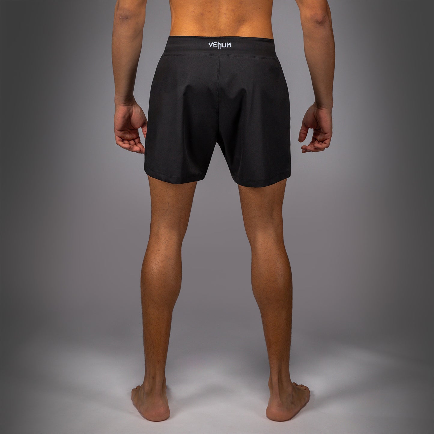 Venum No Gi Fightshorts - Black/ Silver Grey