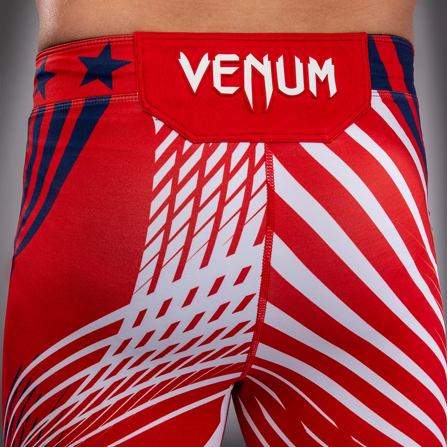Men's Official UFC Freedom 250 by Venum Red Personalized Authentic Fight Night Vale Tudo Short