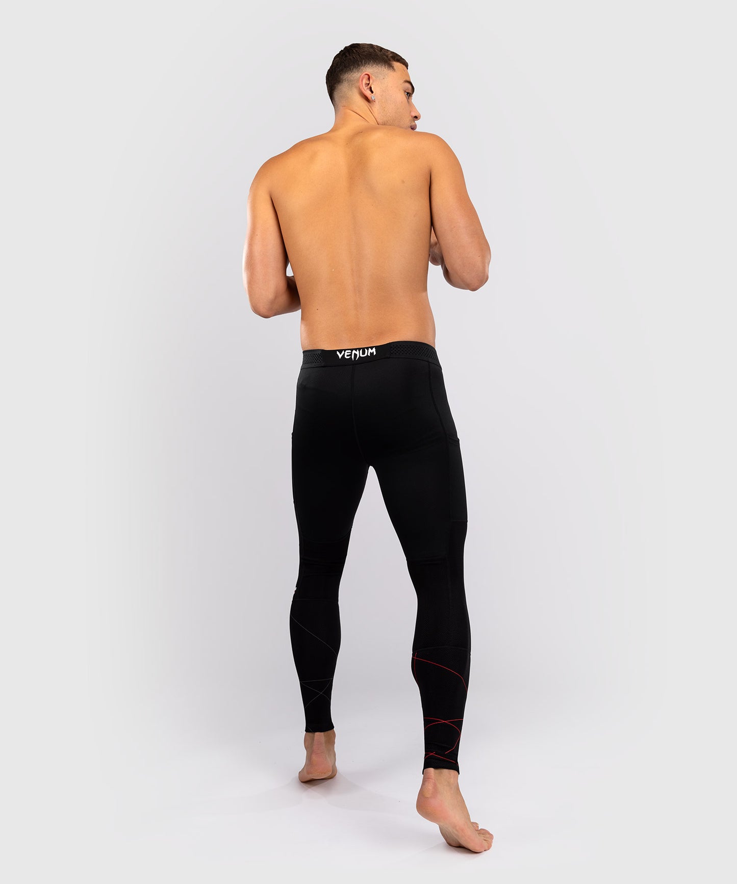 Venum Tactical XT Spats - Black/Fire Red