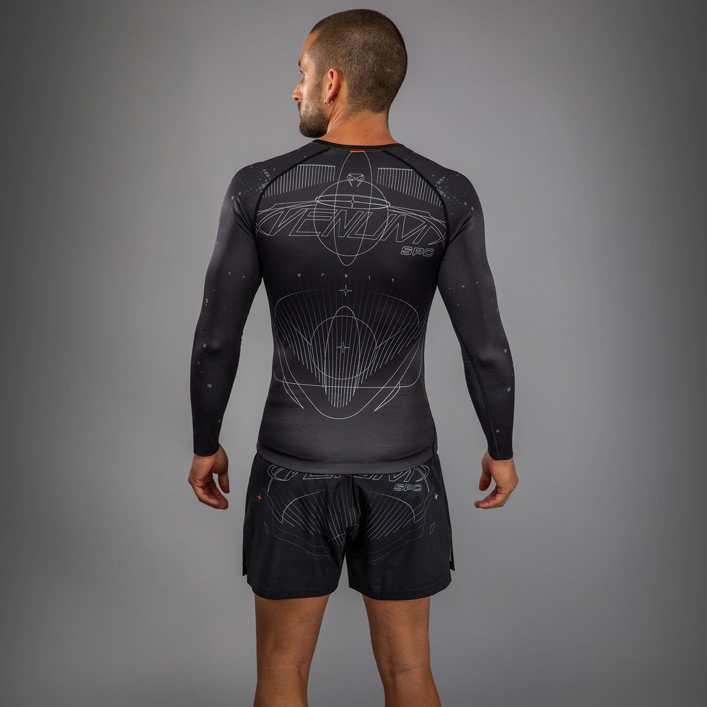 Venum Eclipse Long Sleeve Rashguard - Black/Ivory