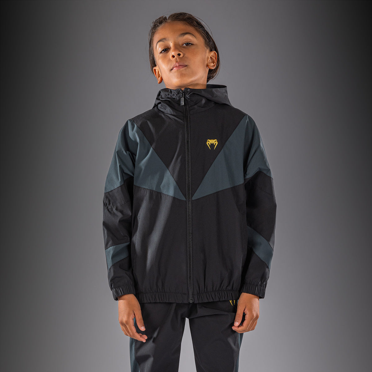 Venum Vectra Kids Track Jacket - Black/Gold