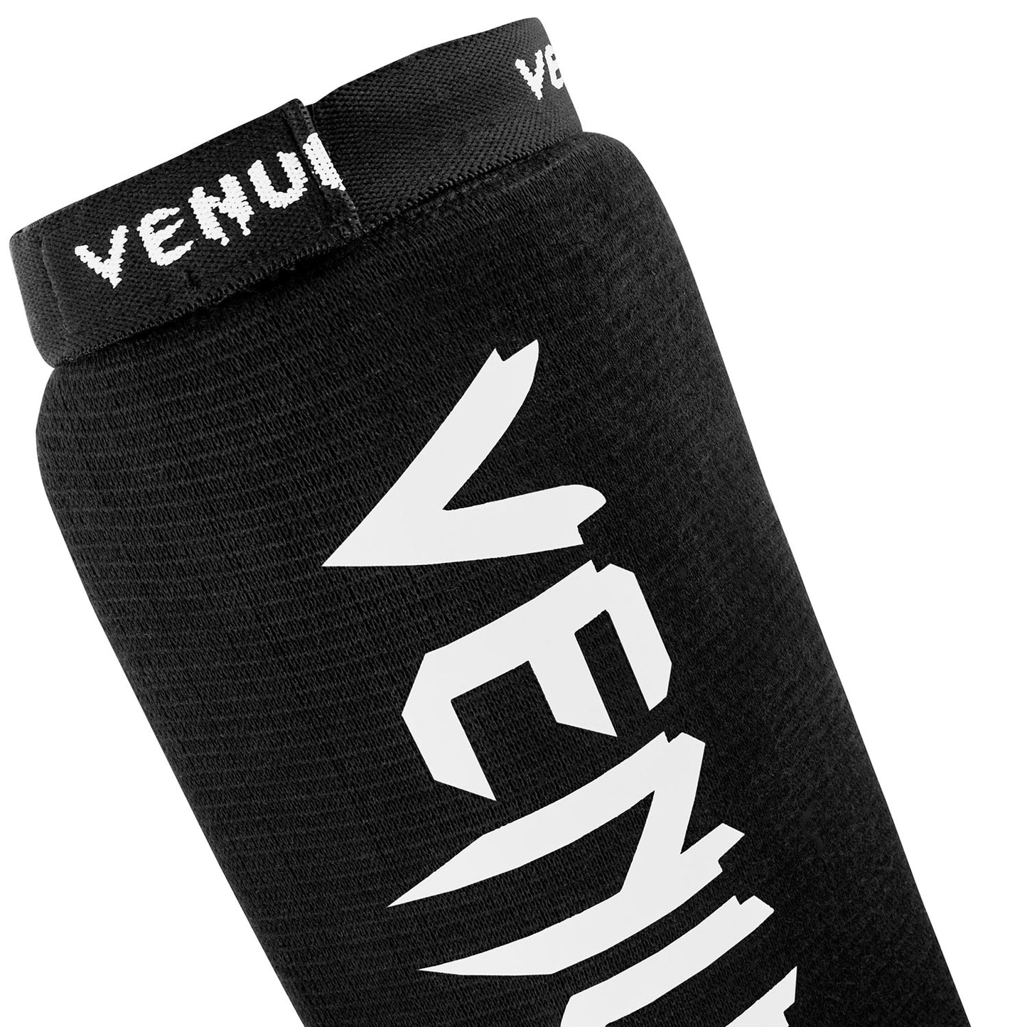 Venum Kontact Shin Guards Without Foot - Black