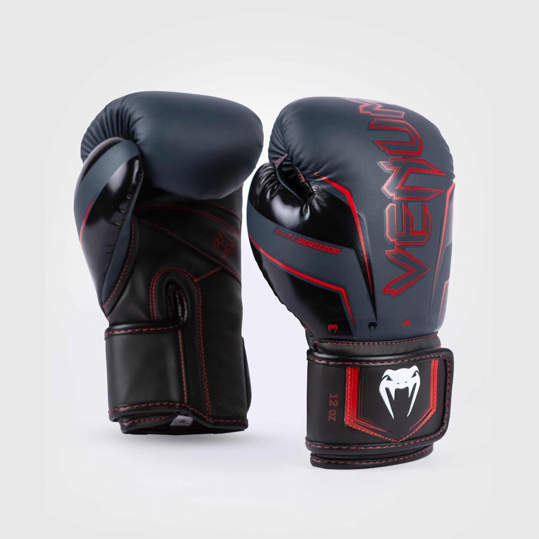 Venum Elite Evo Boxing Gloves - Navy/Black/Red - Venum
