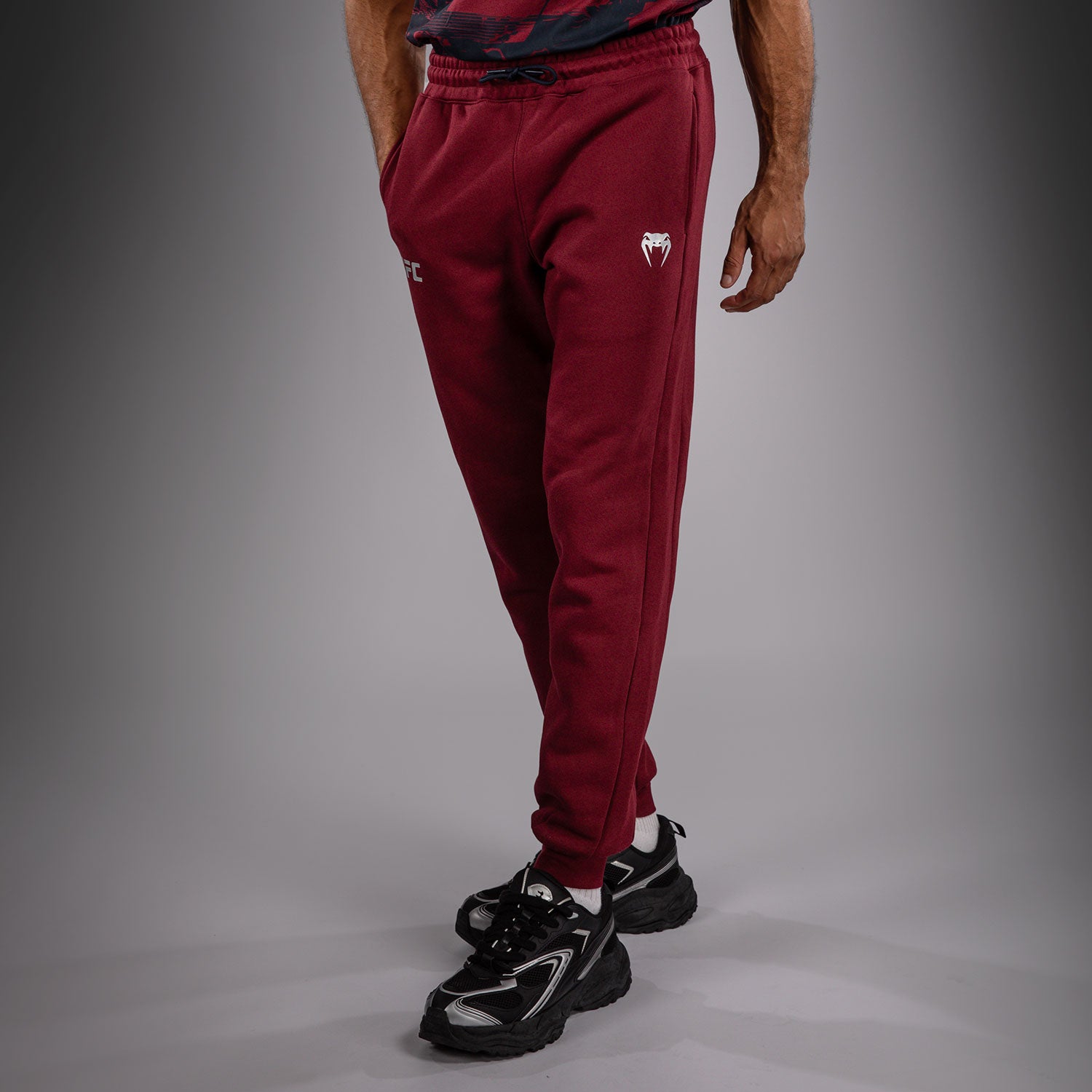 Men's UFC Zenith by Venum Burgundy Authentic Fight Week Pant - Venum