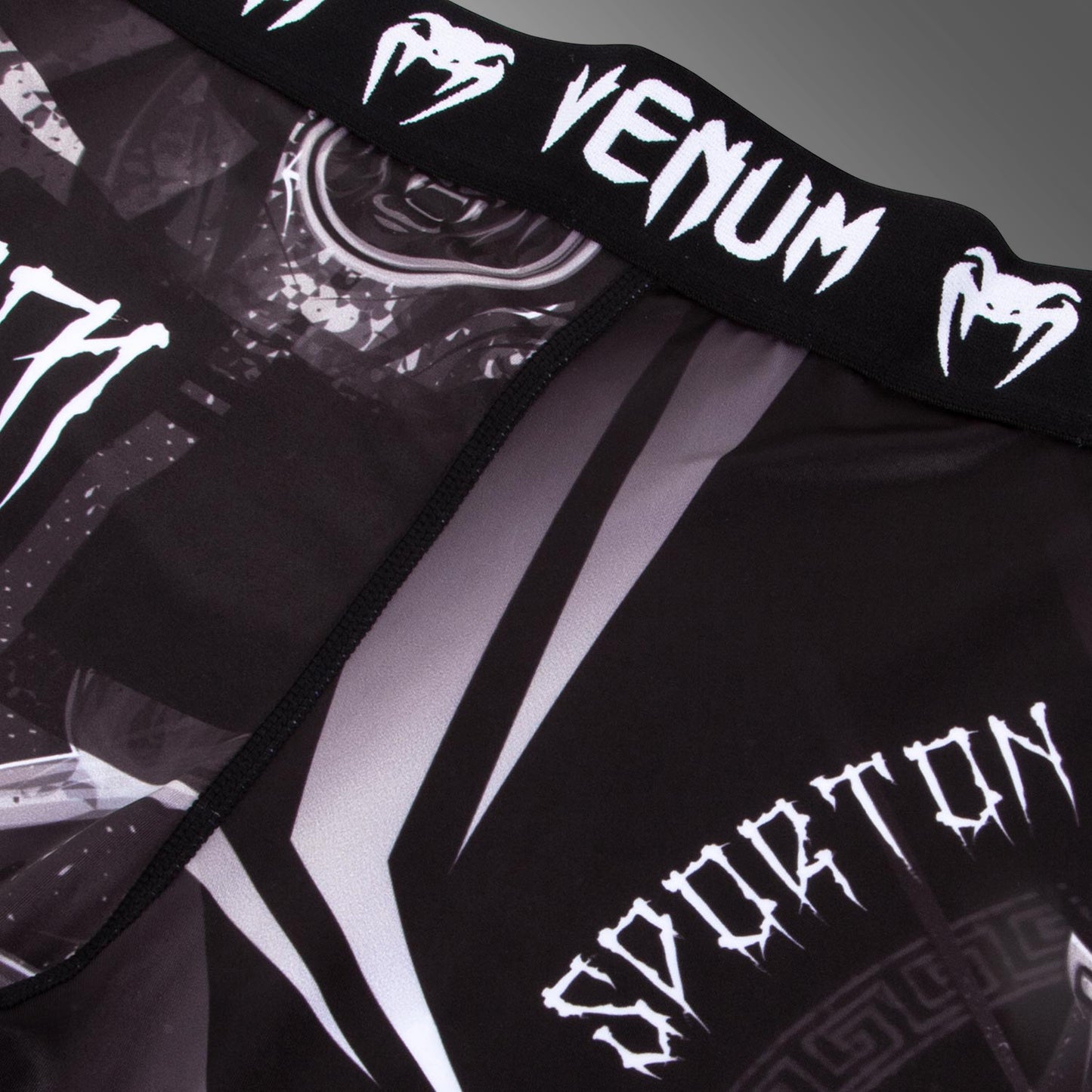 Venum Gladiator 3.0 Compression Tights - Black/White