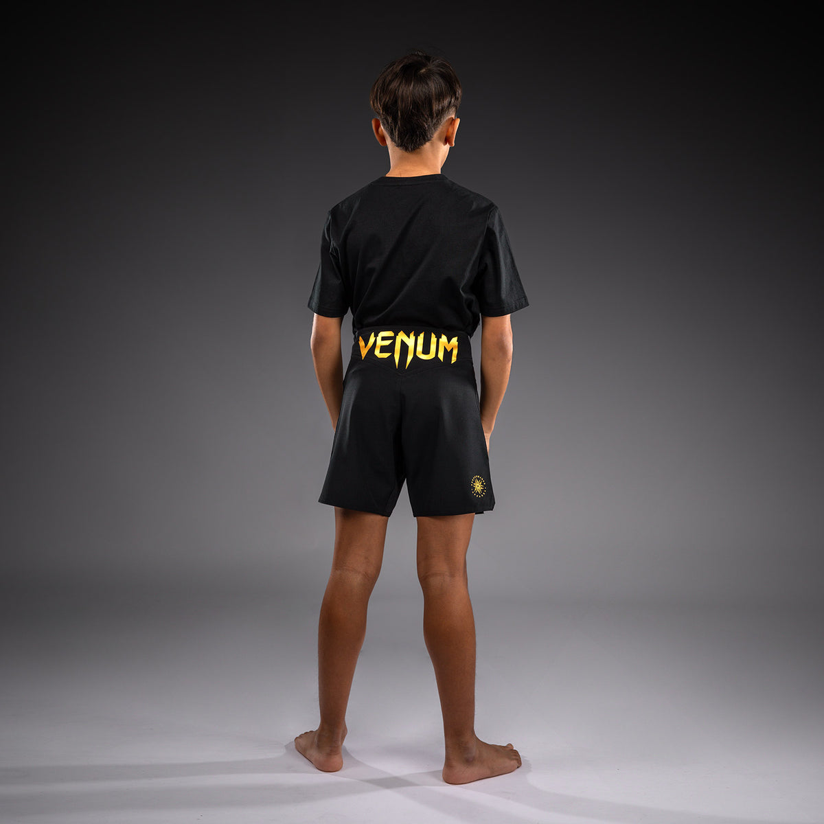 Venum Attack Fightshorts for Kids - Black/Gold