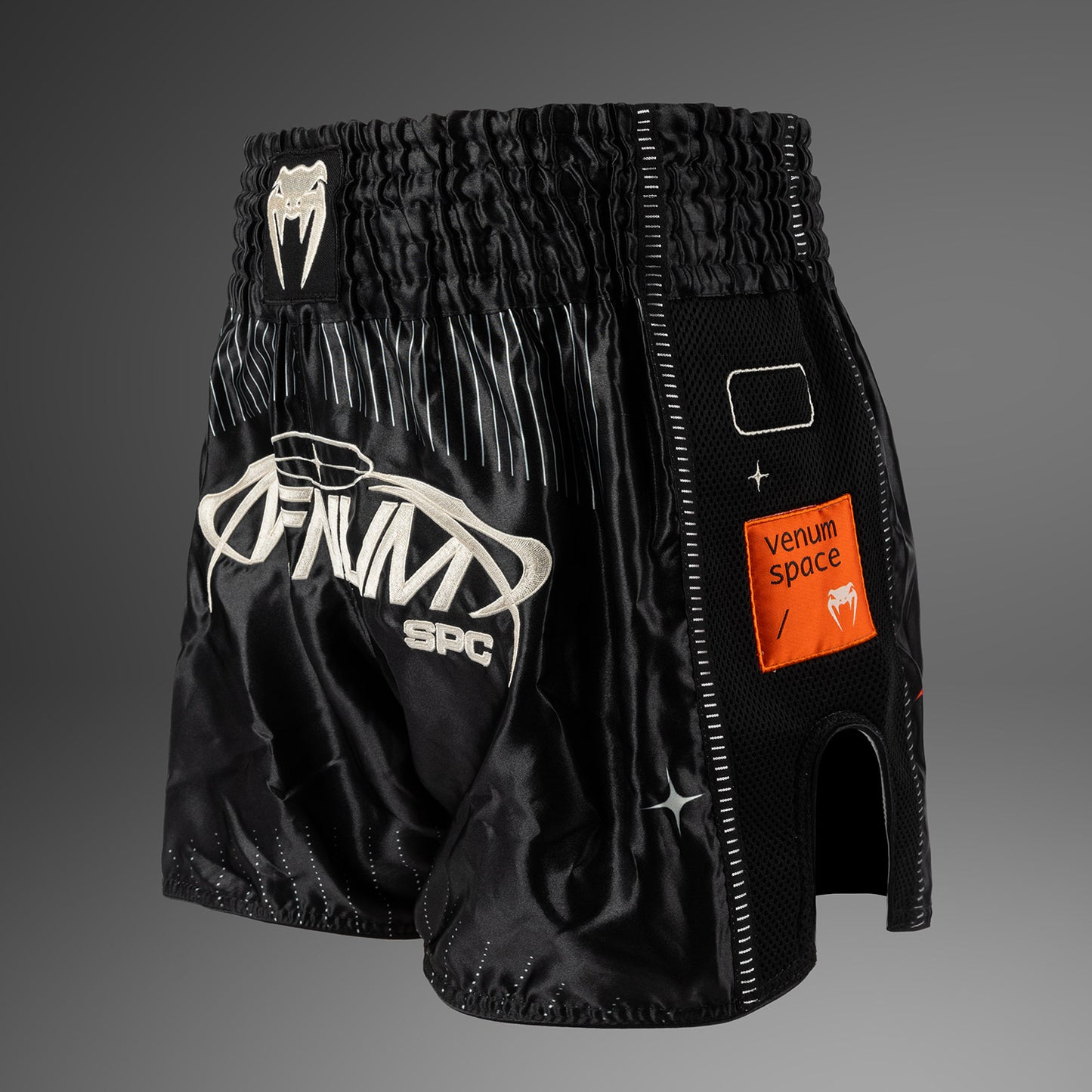 Venum Eclipse Muay Thai Shorts - Black/Ivory