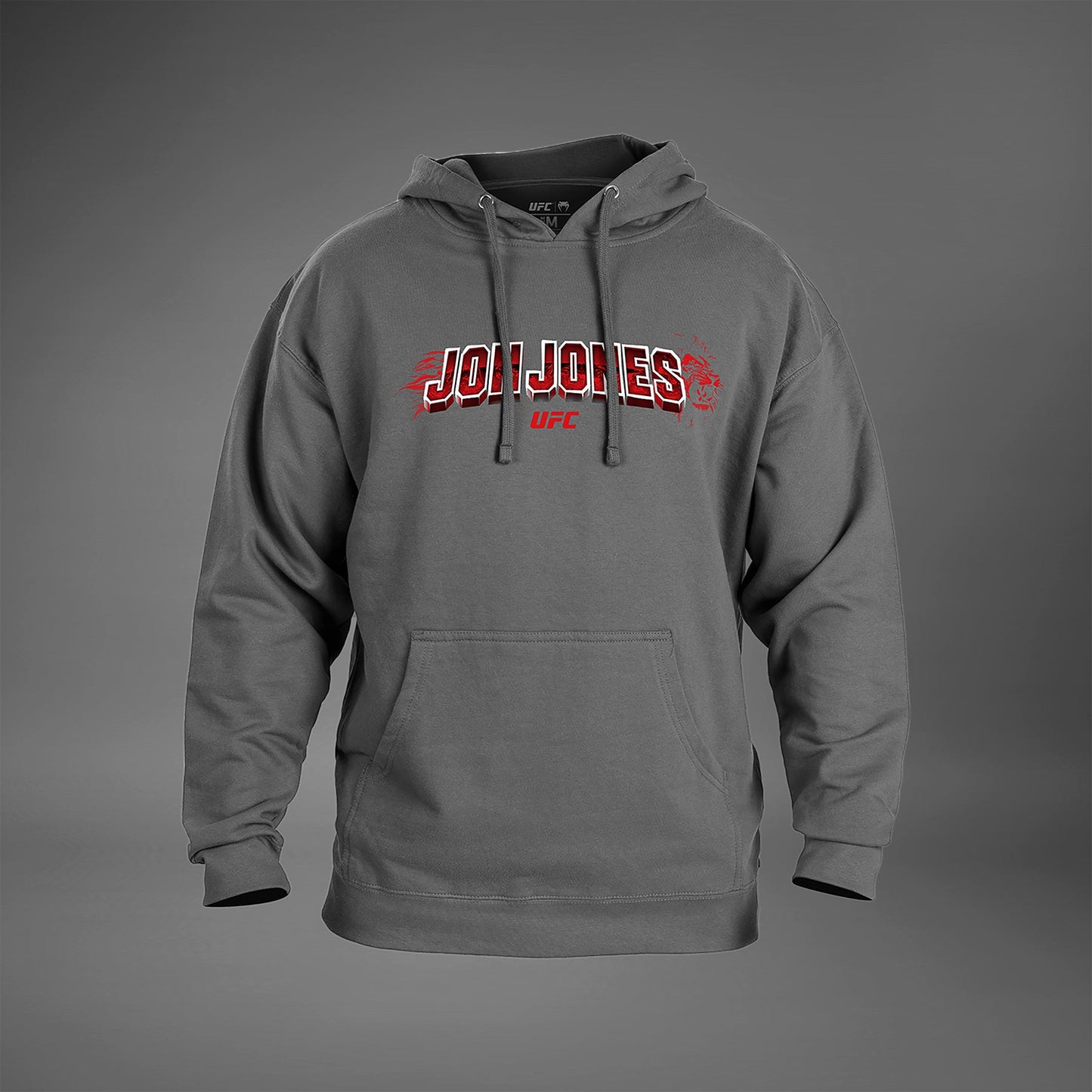 Men's UFC Unrivaled by Venum Heather Grey Jon Jones Hoodie