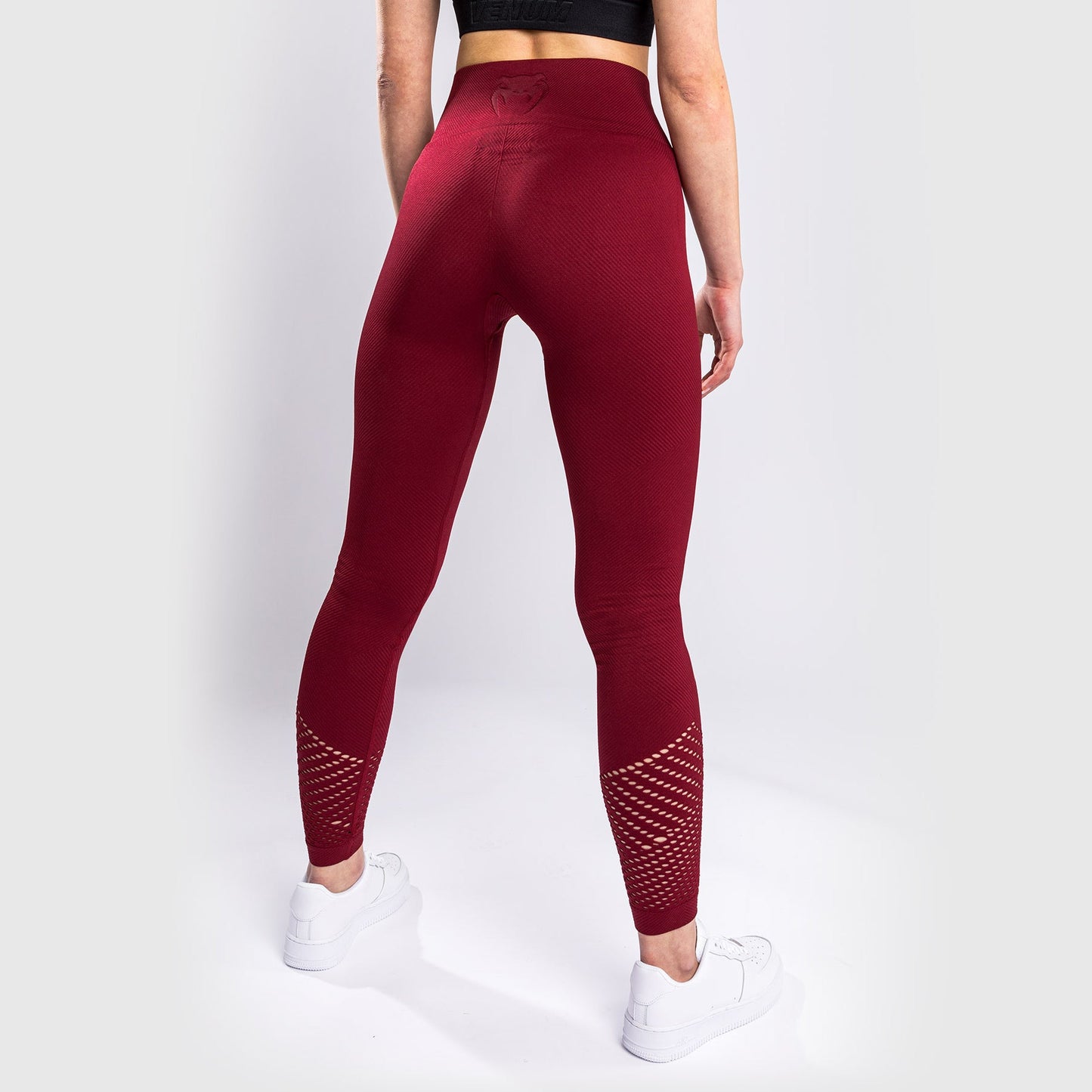 Venum Sparring Seamless Leggings - For Women - Burgundy