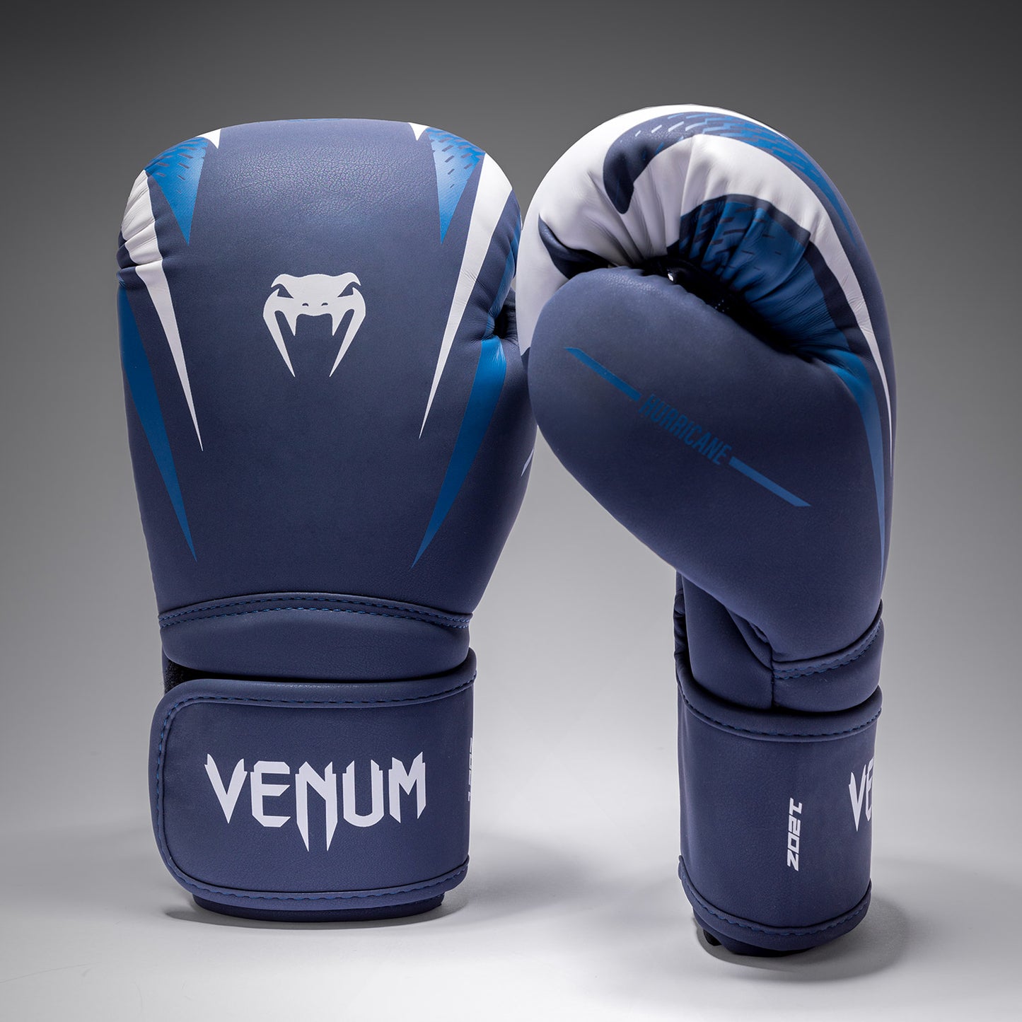 Venum Hurricane Boxing Gloves - Midnight Blue/ White