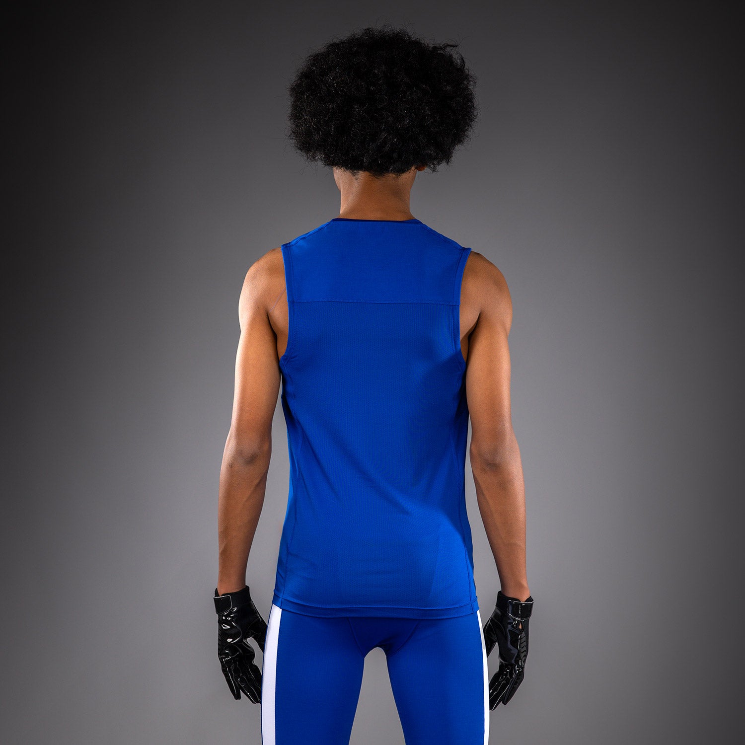 Venum Elite Kids Football Sleeveless Compression Jersey - Royal Blue  product-type_Dry Tech T-Shirts Venum