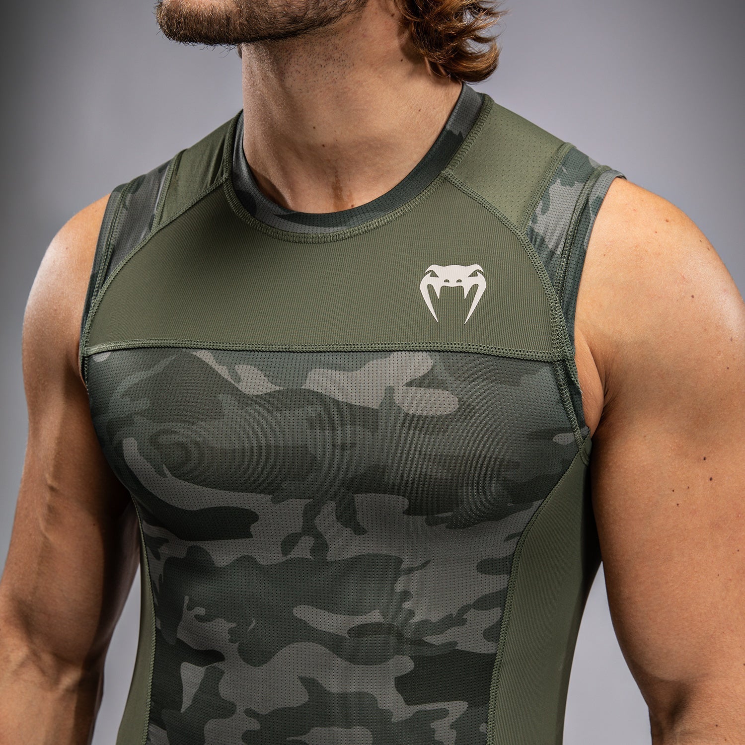 Venum G-Fit Air Men's Sleeveless Rashguard - Army Camo - Venum
