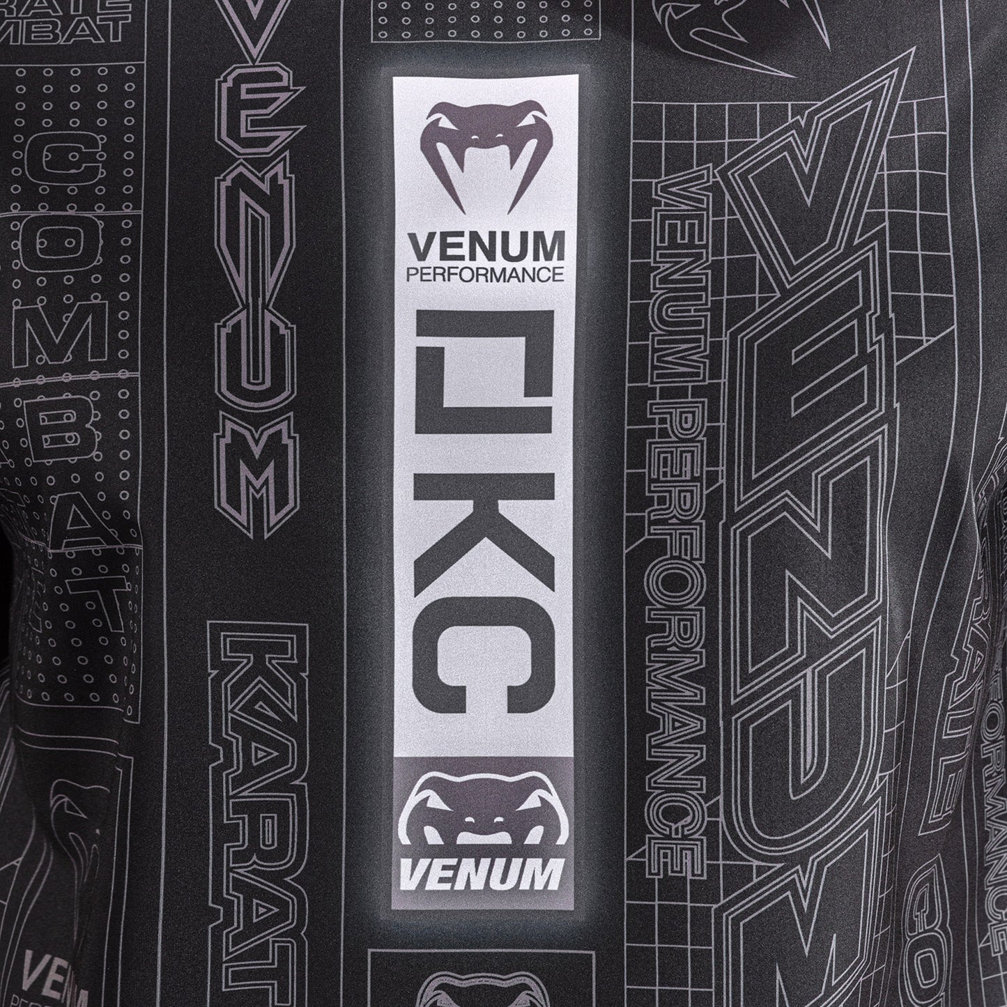 Karate Combat by Venum Dry-Tech T-Shirt - Black/Grey  product-type_Dry Tech T-Shirts Venum