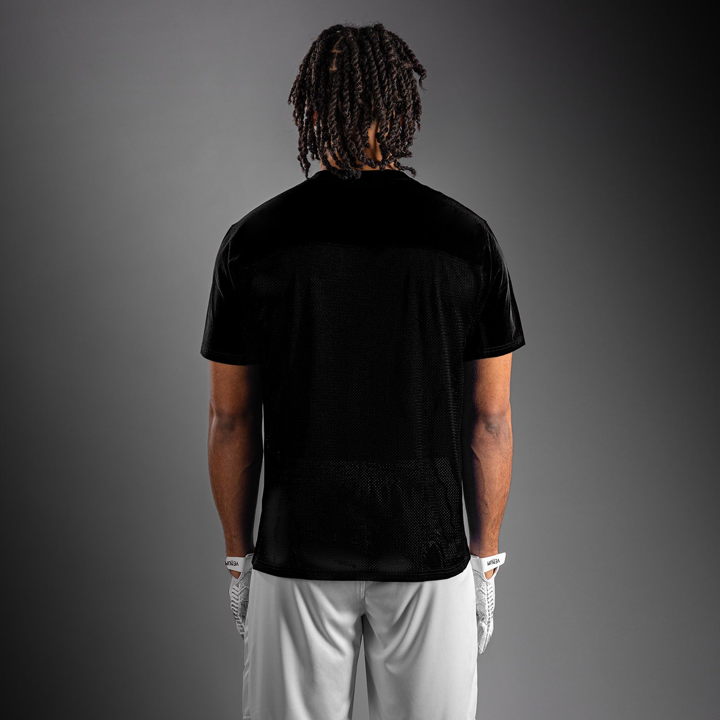 Venum Elite Personalized Football Short Sleeve Jersey - Black