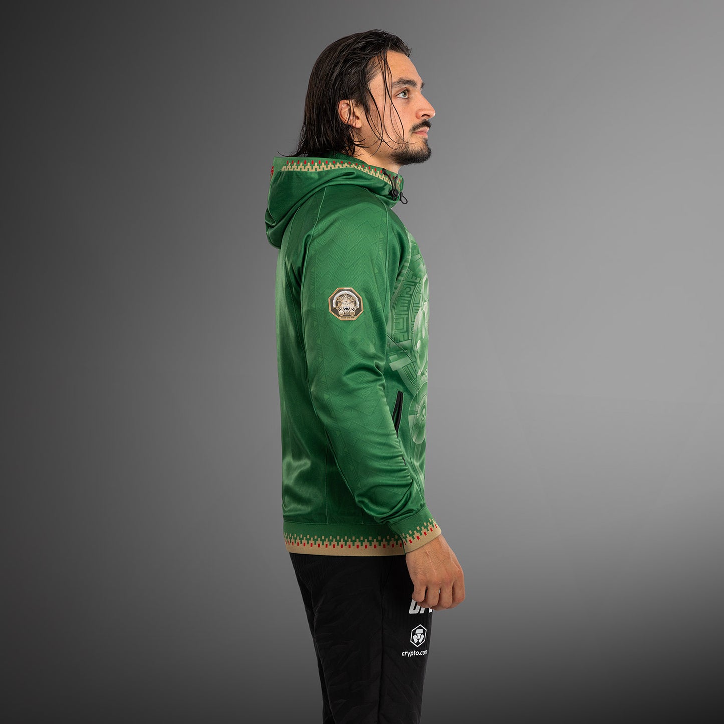 Men’s Noche UFC 2.0 By Venum Green Authentic Fight Night Walkout Personalized Hoodie