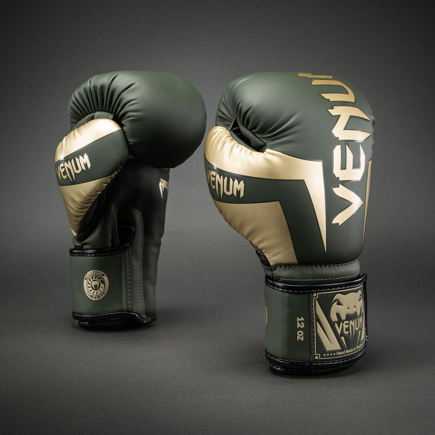 Venum Elite Boxing Gloves - Khaki - Venum product-type_Boxing