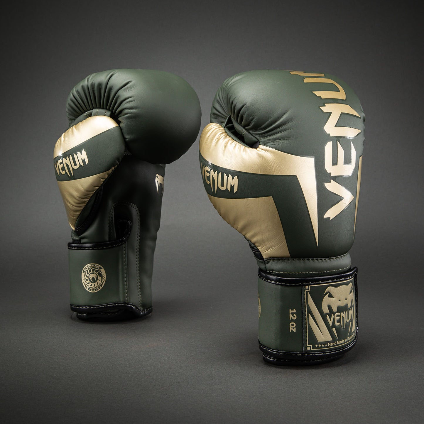 Venum Elite Boxing Gloves - Khaki