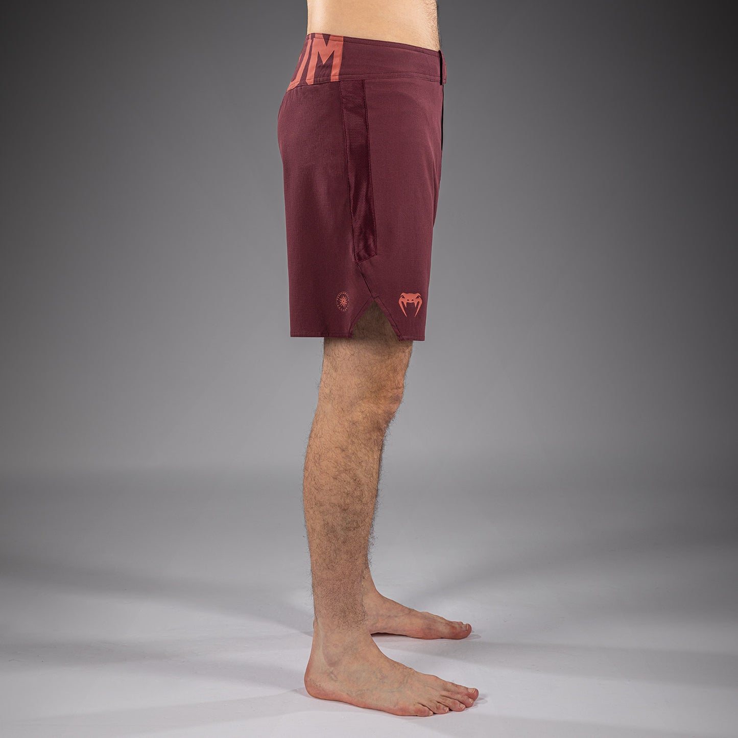Venum Light 5.0 Fightshorts - Dark Brown/Terracota