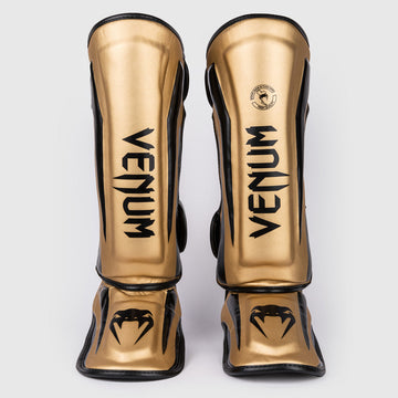 Venum Elite Standup Shin guards - Gold/Black