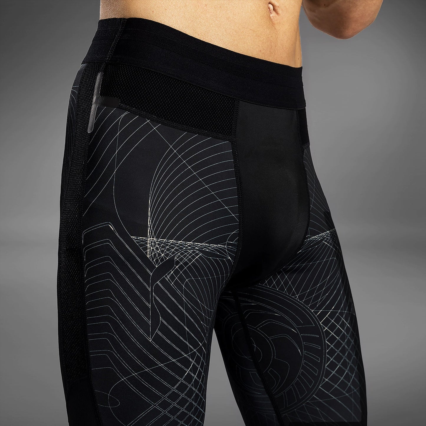 Venum G-Fit Air Men's Spats - Deep Black/Desert Sand