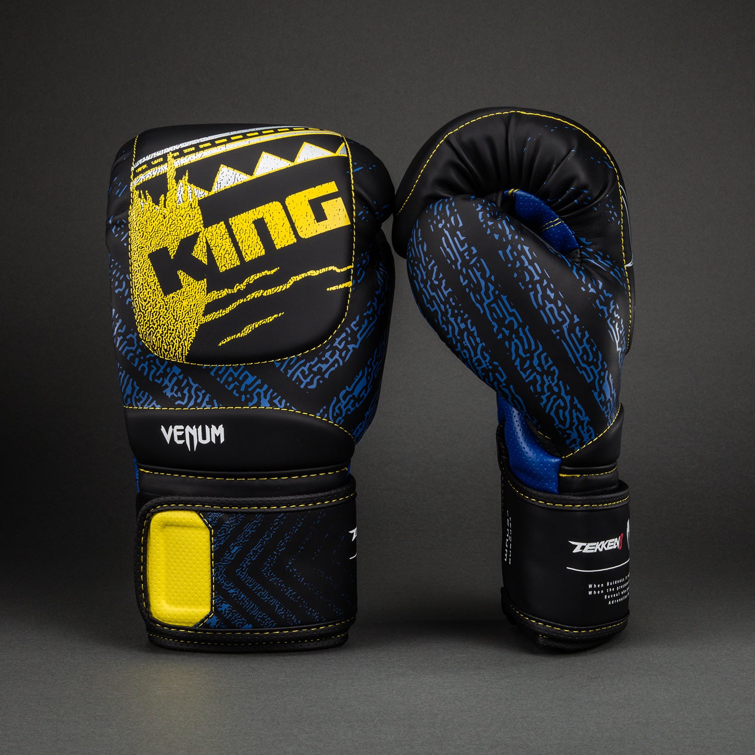 Venum x TEKKEN 8 Boxing Gloves - King - Black/Yellow - Venum