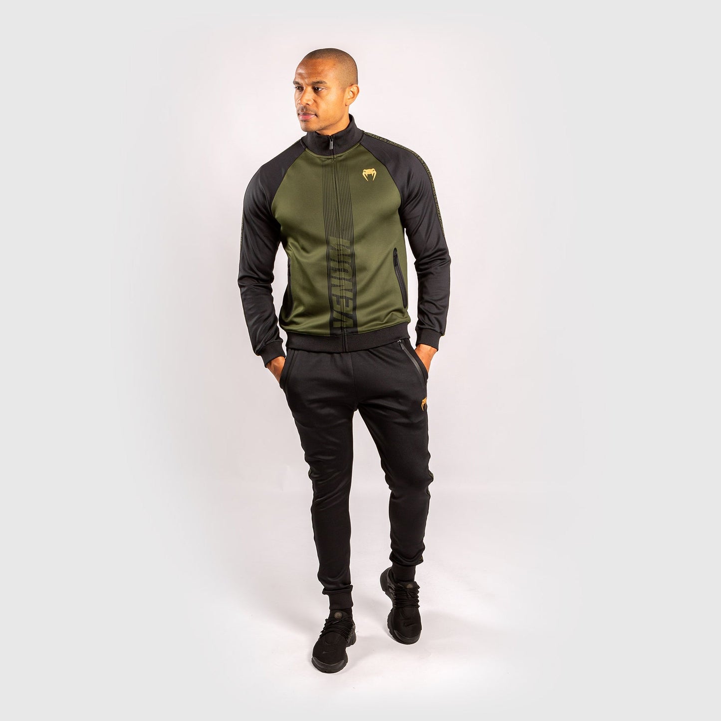 Venum Club 212 Track Jacket – Khaki/Black