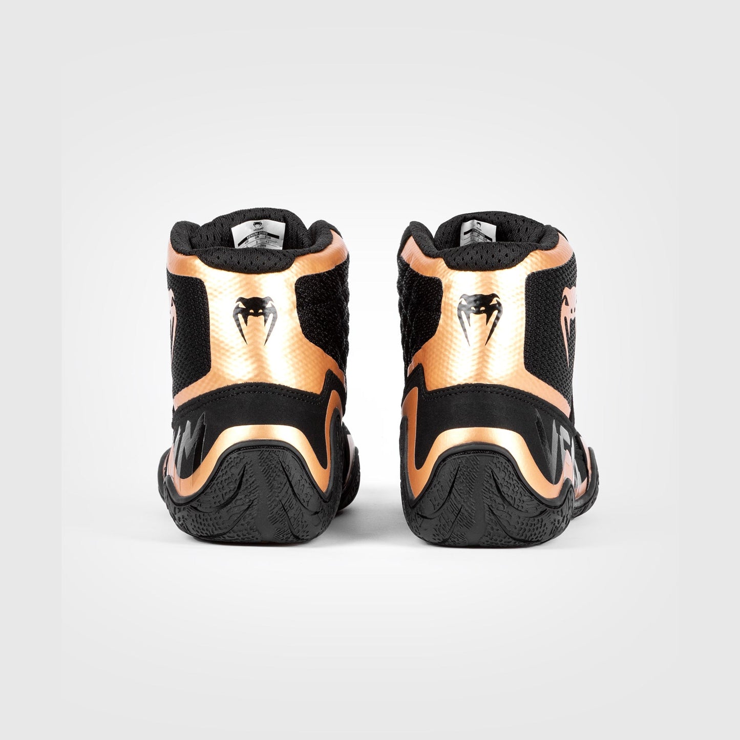 Venum Elite Wrestling Shoes - Black/Bronze