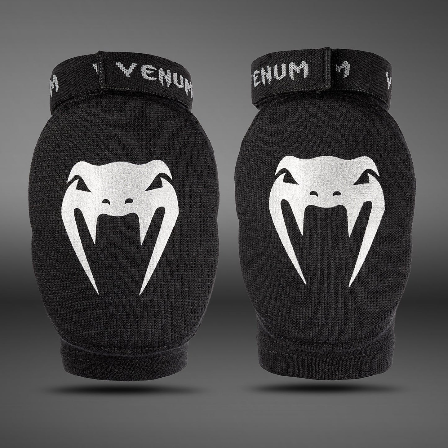 Venum Kontact Elbow Guards - Black/Silver