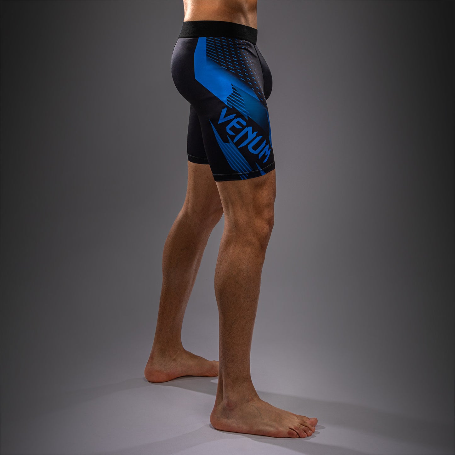 Venum No-Gi 6.0 Vale Tudo Shorts - Black/Blue  product-type_Compression shorts Venum