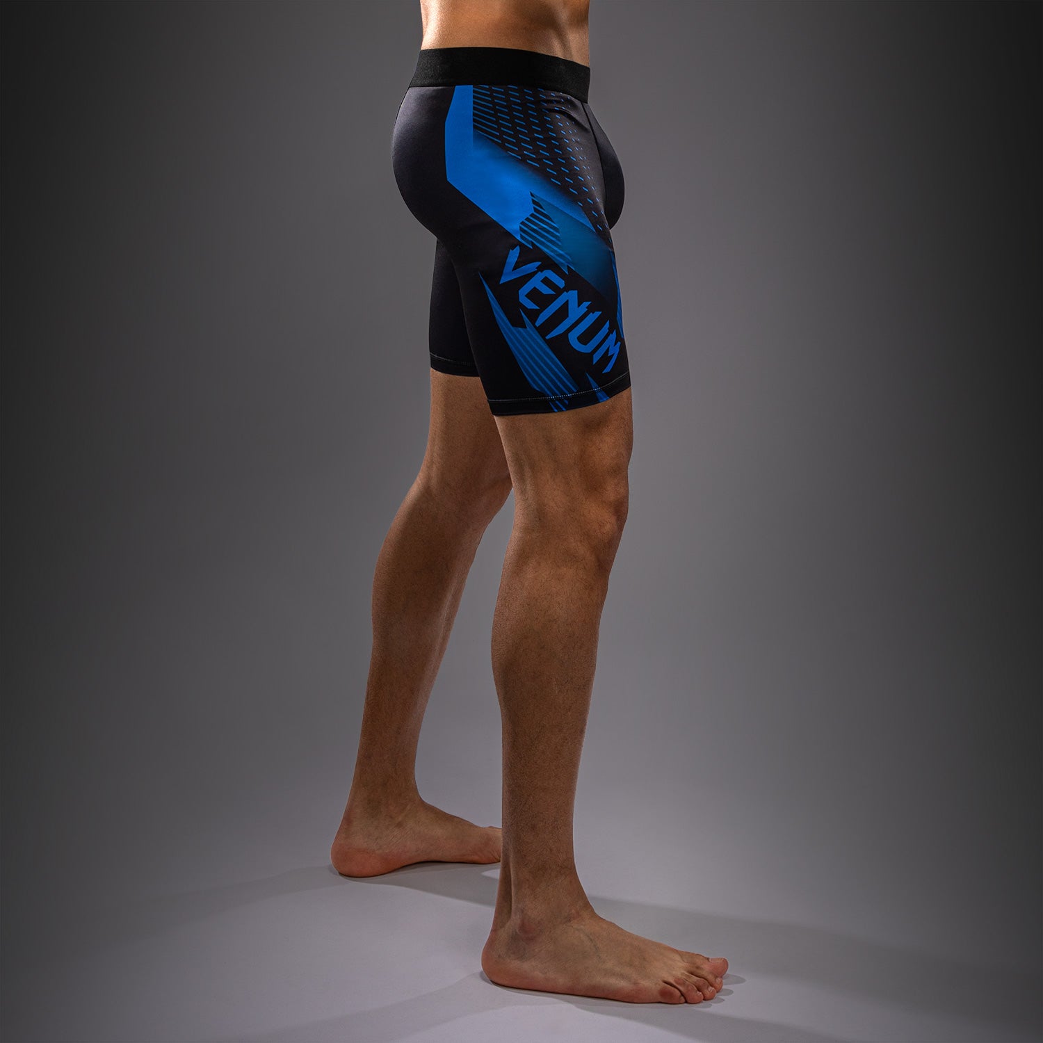 Venum No-Gi 6.0 Vale Tudo Shorts - Black/Blue  product-type_Compression shorts Venum