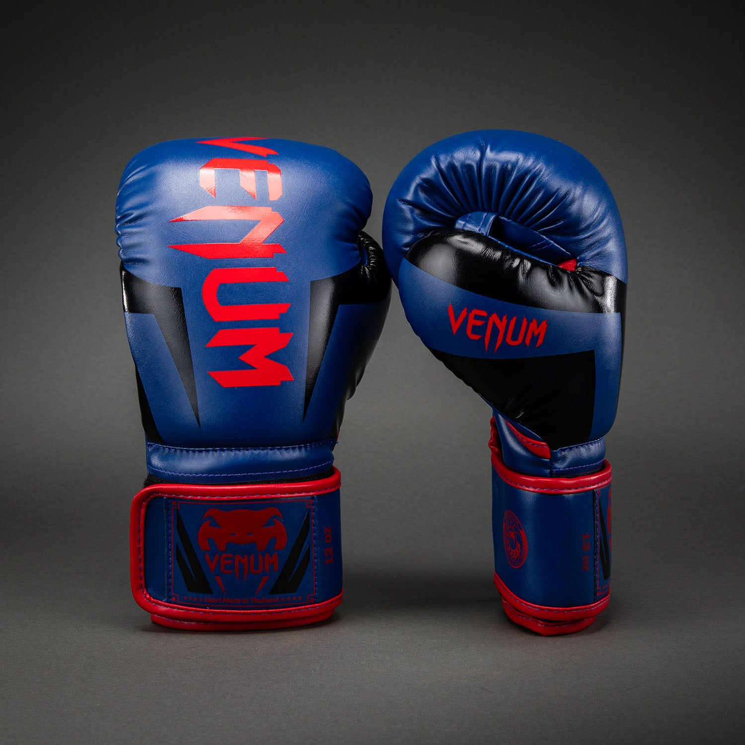 Venum Elite Boxing Gloves - Dark Blue/Red - Venum