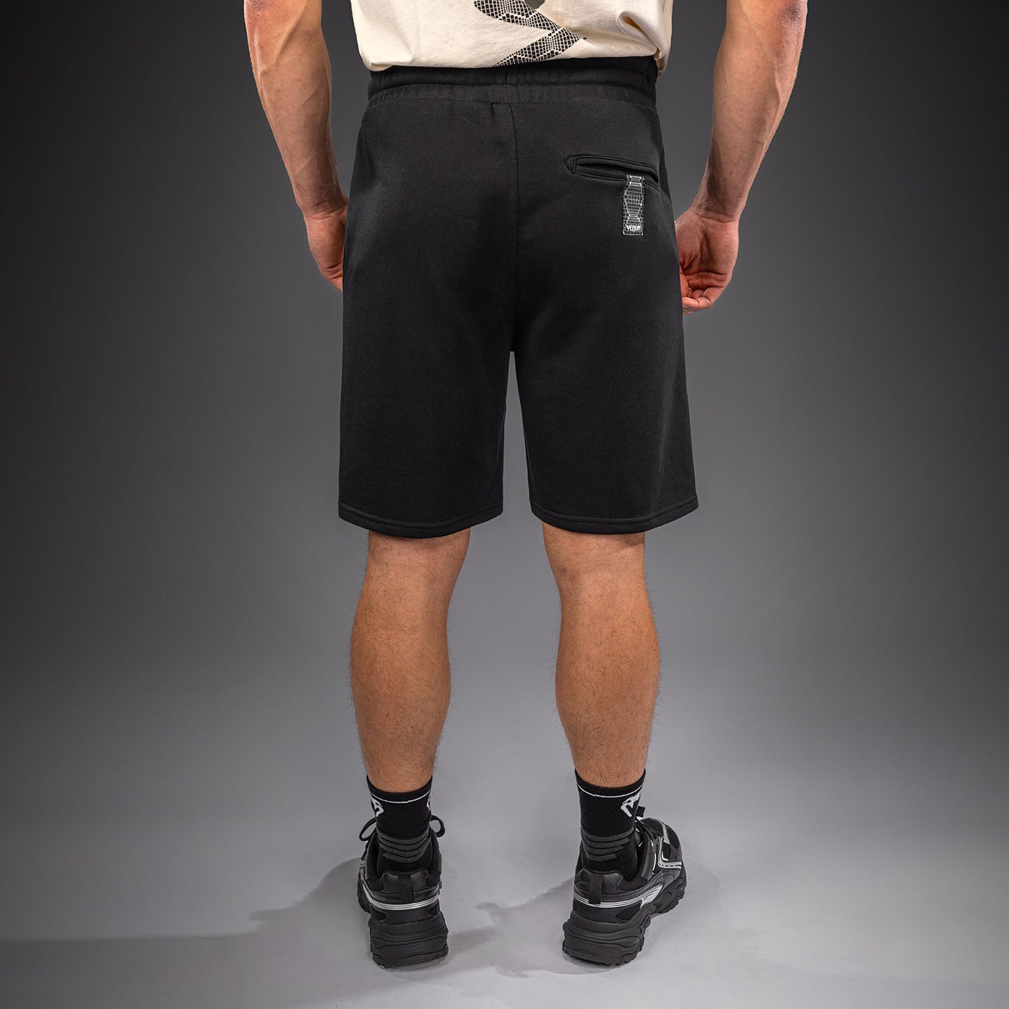 Venum Classic Fleece Cotton Shorts - Black