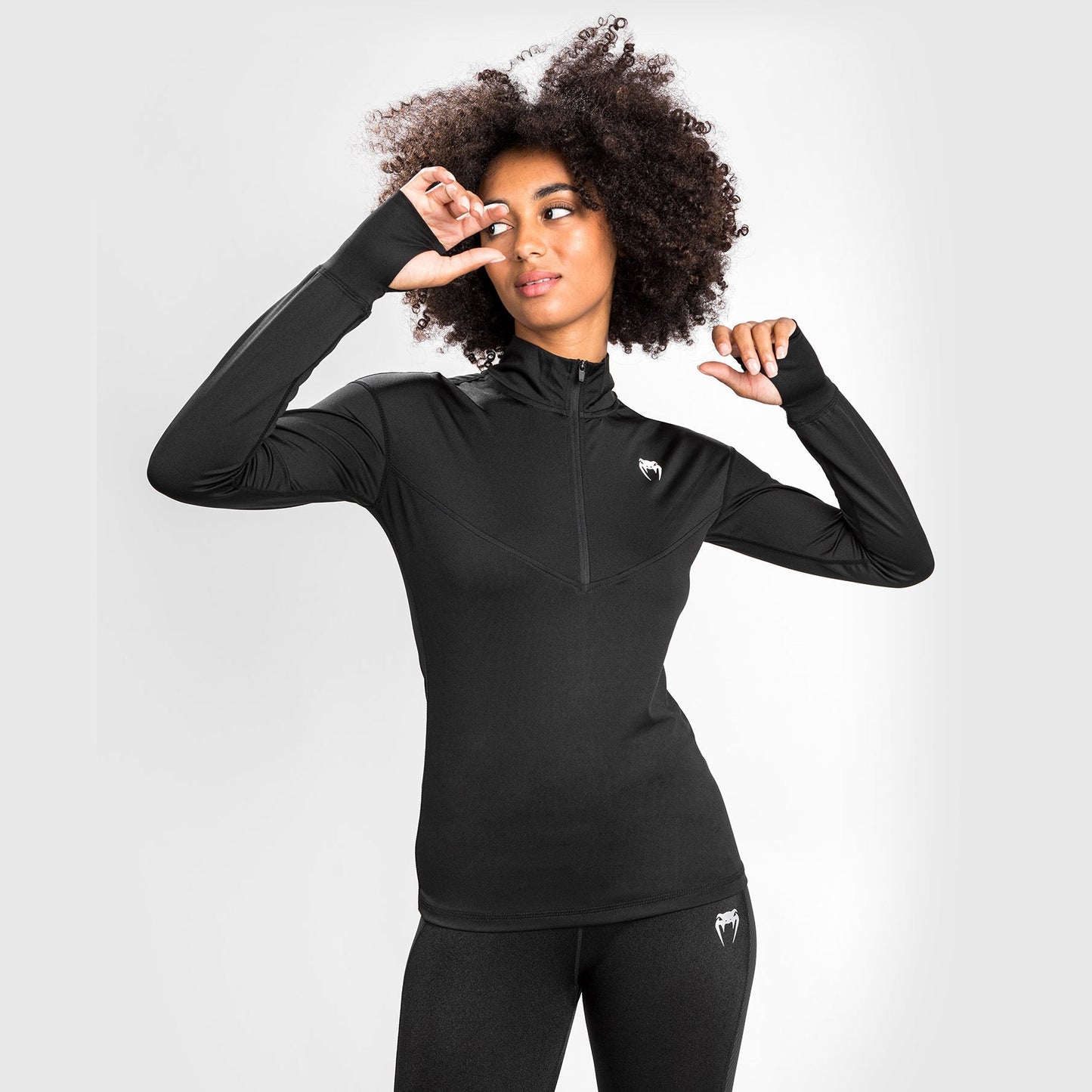 Venum Essential Women's Base Layer Top - Black