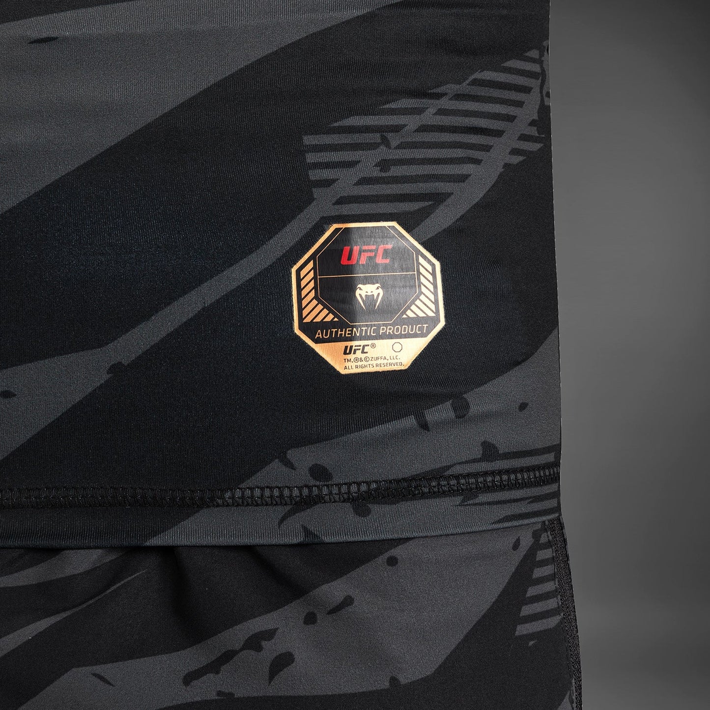 UFC Adrenaline by Venum Fight Week Performance Long Sleeve Rashguard - Urban Camo