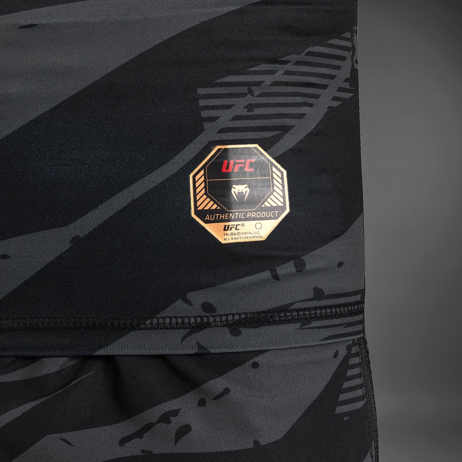 UFC Adrenaline by Venum Fight Week Performance Long Sleeve Rashguard - Urban Camo